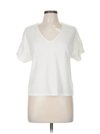 Pre-owned Express Short Sleeve T-shirt In White