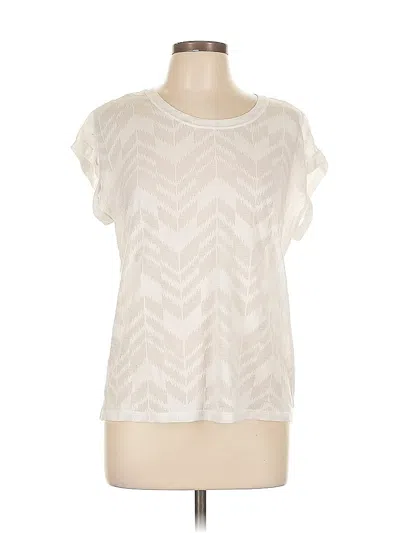 Pre-owned Express Short Sleeve T-shirt In White