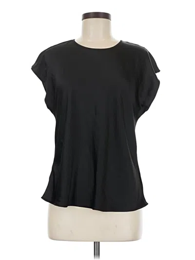 Pre-owned Express Short Sleeve Top Black Boatneck Tops