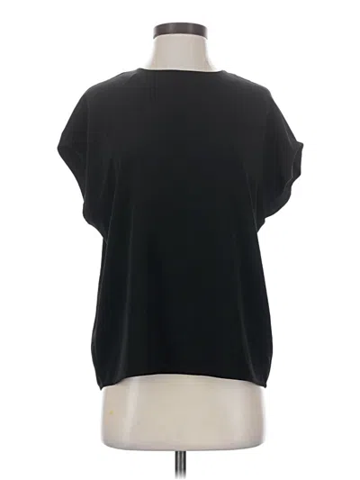 Pre-owned Express Short Sleeve Top Black Boatneck Tops