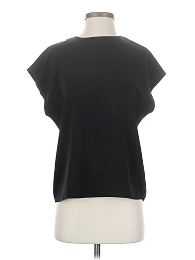 Pre-owned Express Short Sleeve Top Black Boatneck Tops