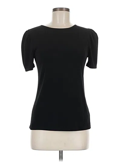 Pre-owned Express Short Sleeve Top Black Crew Neck Tops
