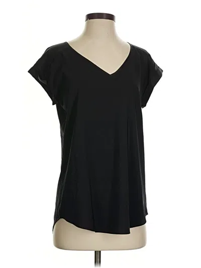 Pre-owned Express Short Sleeve Top Black V-neck Tops