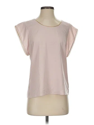Pre-owned Express Short Sleeve Top Pink Boatneck Tops