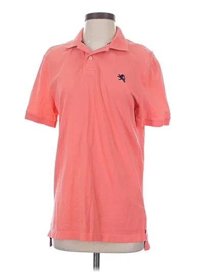 Pre-owned Express Short Sleeve Top Pink Collared Neckline Tops