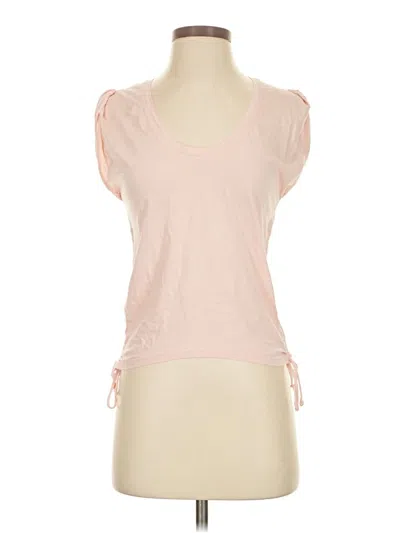 Pre-owned Express Short Sleeve Top Pink Sweetheart Neckline Tops