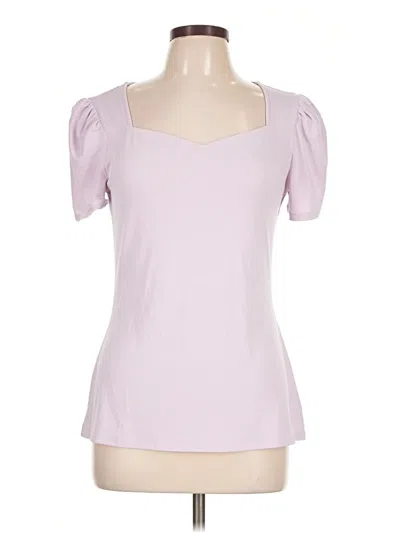 Pre-owned Express Short Sleeve Top Pink Sweetheart Neckline Tops