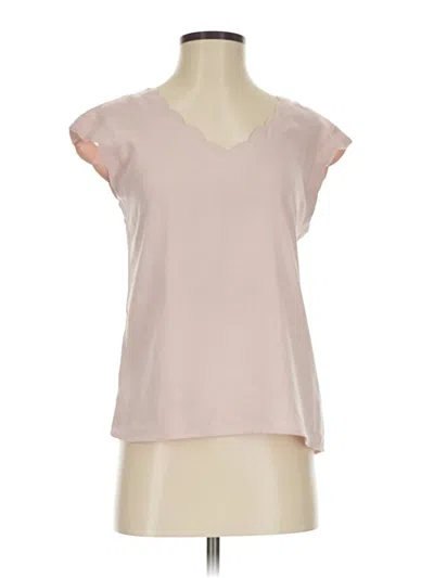 Pre-owned Express Short Sleeve Top Pink V-neck Tops