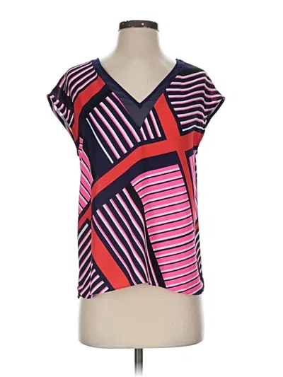 Pre-owned Express Short Sleeve Top Pink V-neck Tops