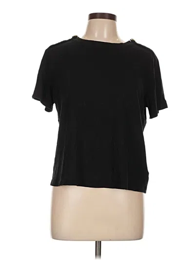 Pre-owned Express Short Sleeve T-shirt In Black