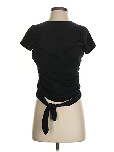 Pre-owned Express Short Sleeve T-shirt In Black