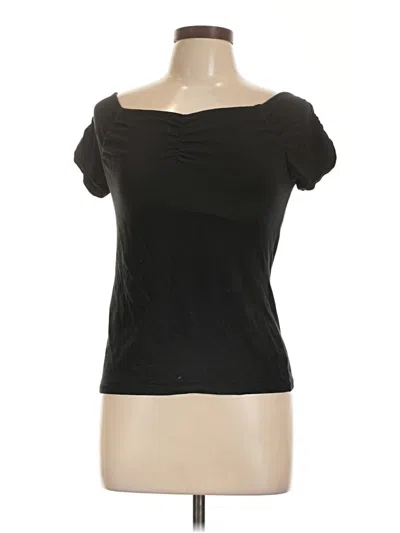 Pre-owned Express Short Sleeve T-shirt In Black