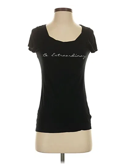 Pre-owned Express Short Sleeve T-shirt In Black