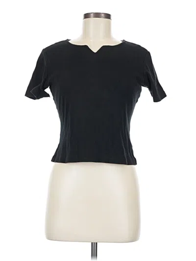 Pre-owned Express Short Sleeve T-shirt In Black