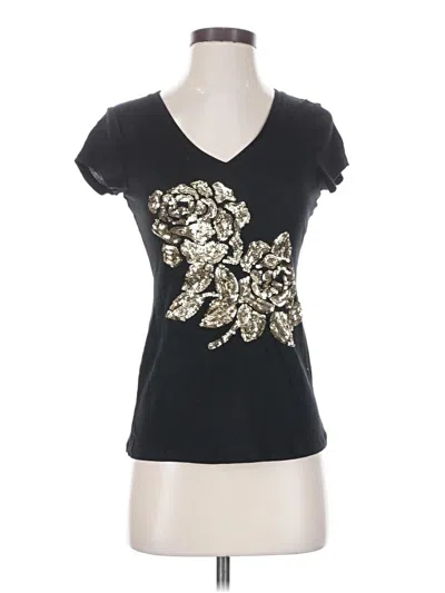 Pre-owned Express Short Sleeve T-shirt In Black
