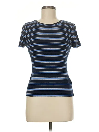 Pre-owned Express Short Sleeve T-shirt In Blue