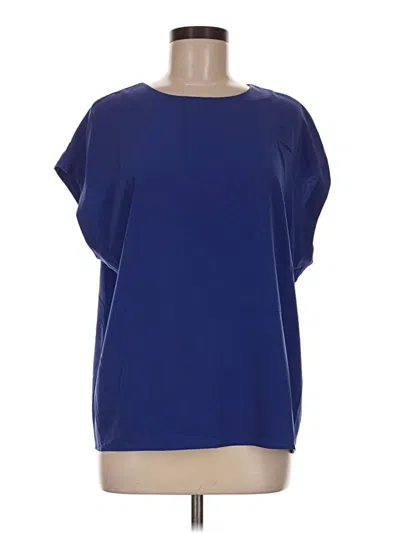 Pre-owned Express Short Sleeve T-shirt In Blue