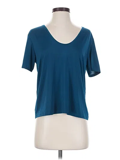 Pre-owned Express Short Sleeve T-shirt In Blue