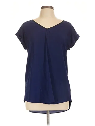 Pre-owned Express Short Sleeve T-shirt In Blue