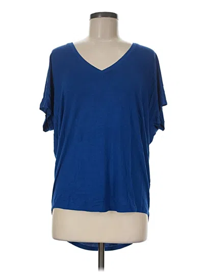 Pre-owned Express Short Sleeve T-shirt In Blue