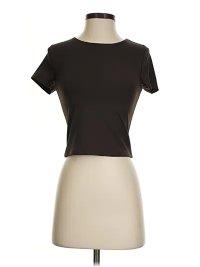 Pre-owned Express Short Sleeve T-shirt In Brown