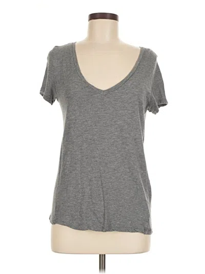 Pre-owned Express Short Sleeve T-shirt In Gray