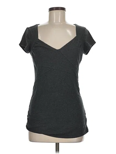 Pre-owned Express Short Sleeve T-shirt In Gray