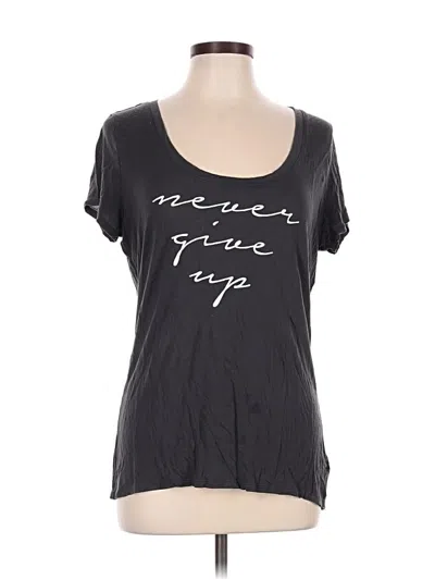 Pre-owned Express Short Sleeve T-shirt In Gray