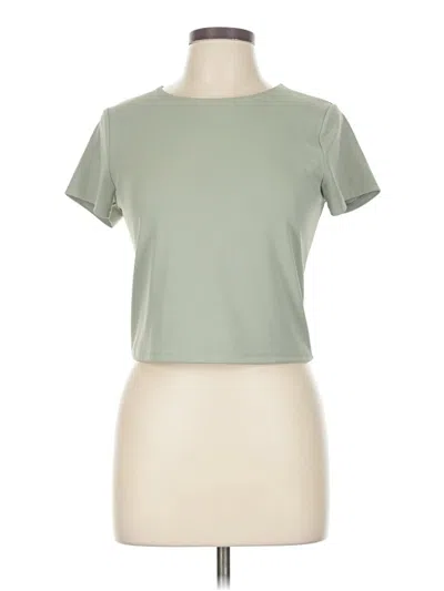 Pre-owned Express Short Sleeve T-shirt In Green