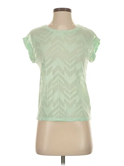 Pre-owned Express Short Sleeve T-shirt In Green