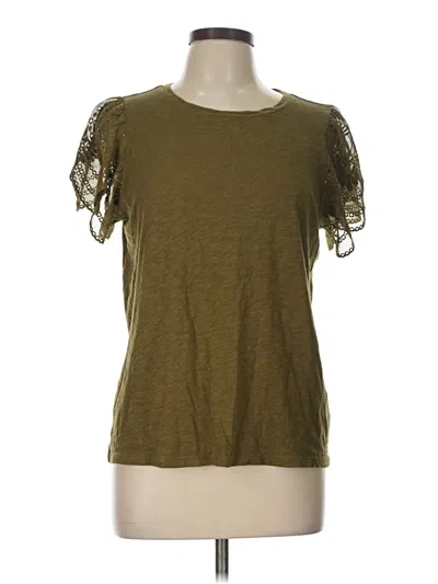 Pre-owned Express Short Sleeve T-shirt In Green