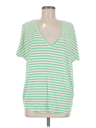 Pre-owned Express Short Sleeve T-shirt In Green