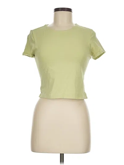 Pre-owned Express Short Sleeve T-shirt In Green