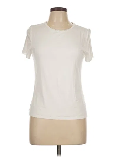 Pre-owned Express Short Sleeve T-shirt In Ivory