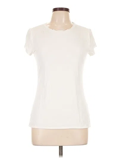 Pre-owned Express Short Sleeve T-shirt In Ivory