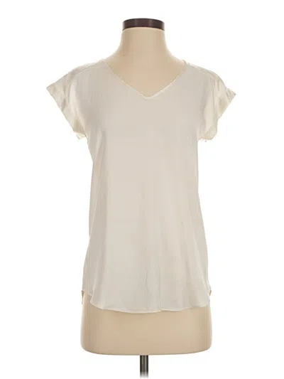 Pre-owned Express Short Sleeve T-shirt In Ivory