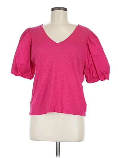 Pre-owned Express Short Sleeve T-shirt In Pink