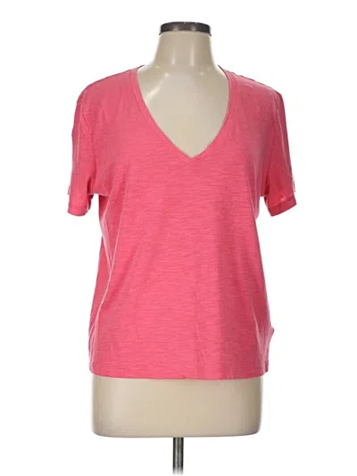 Pre-owned Express Short Sleeve T-shirt In Pink
