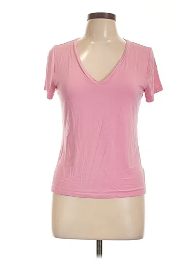 Pre-owned Express Short Sleeve T-shirt In Pink