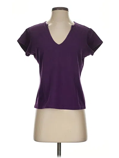 Pre-owned Express Short Sleeve T-shirt In Purple