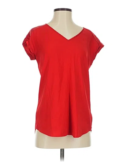Pre-owned Express Short Sleeve T-shirt In Red