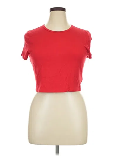 Pre-owned Express Short Sleeve T-shirt In Red