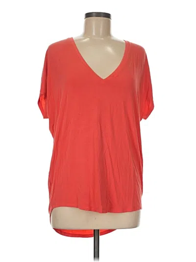 Pre-owned Express Short Sleeve T-shirt In Red