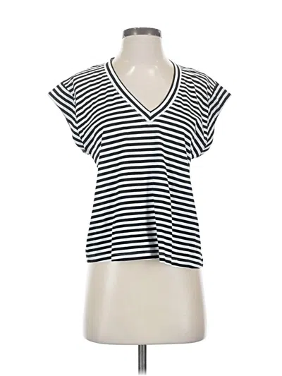 Pre-owned Express Short Sleeve T-shirt In Silver