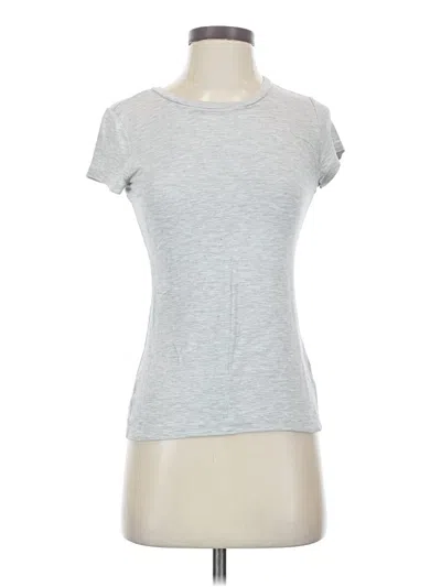 Pre-owned Express Short Sleeve T-shirt In Silver