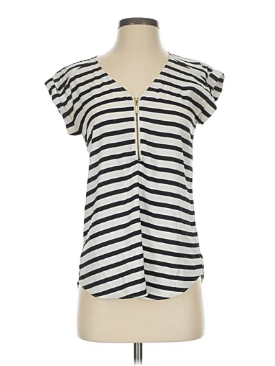 Pre-owned Express Short Sleeve T-shirt In Silver
