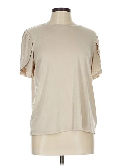 Pre-owned Express Short Sleeve T-shirt In Tan