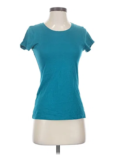 Pre-owned Express Short Sleeve T-shirt In Teal