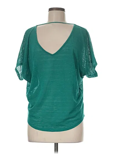 Pre-owned Express Short Sleeve T-shirt In Teal