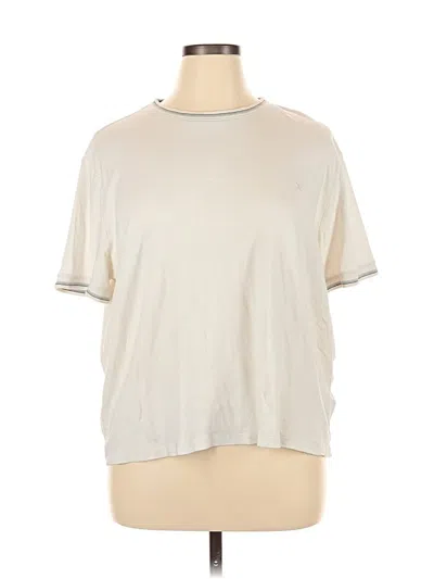 Pre-owned Express Short Sleeve T-shirt In White